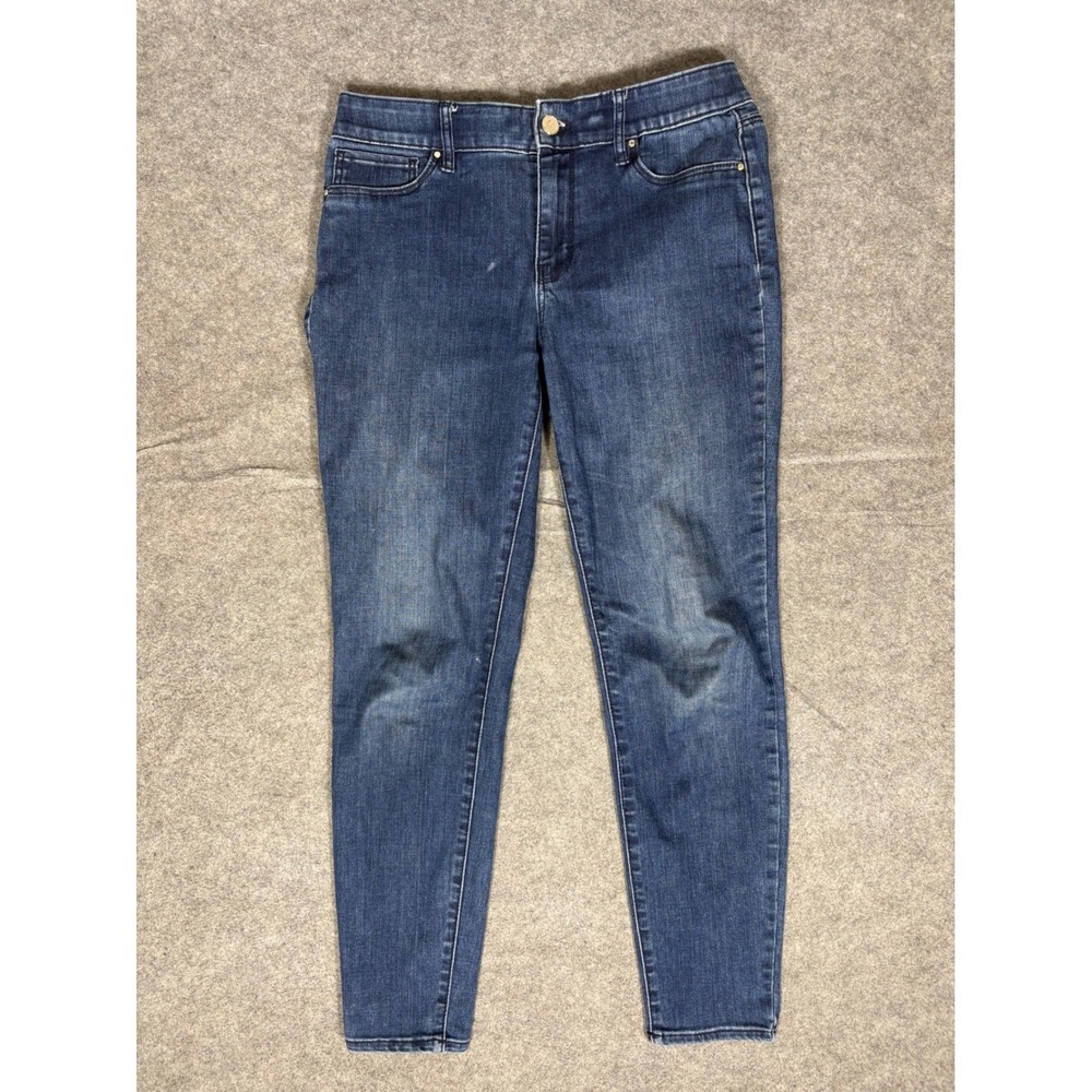 White House Black Market The Jegging‎ Womens 6 Mid Rise Dark Wash Stretch Denim